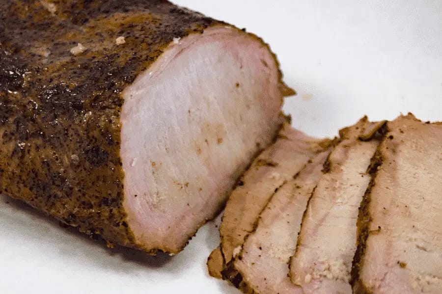 How long to cook pork loin on grill per pound